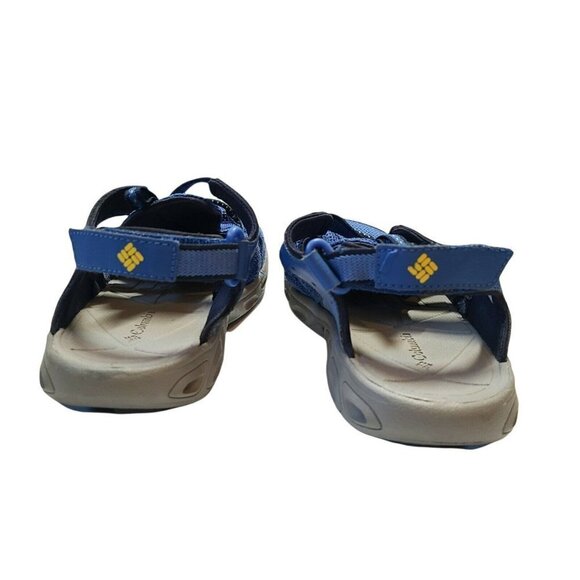 BOYS COLUMBIA TECHSUN WAVE SANDALS SIZE 4 Youth Closed Toe Water Shoes Blue - Picture 3 of 6